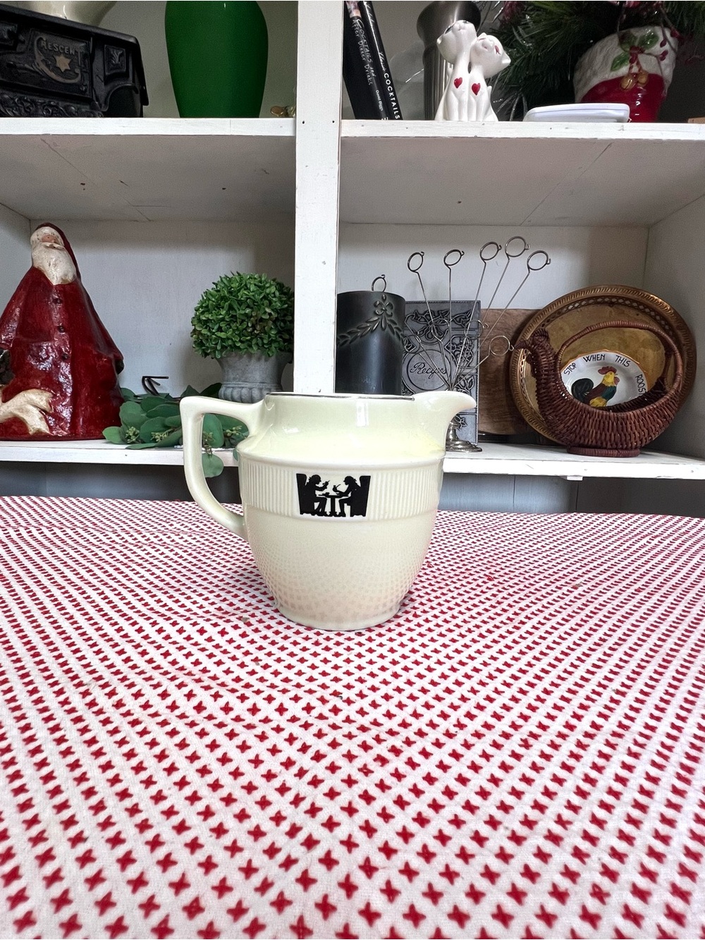 Vintage halls superior tavern silhouette pitcher decor grandma core